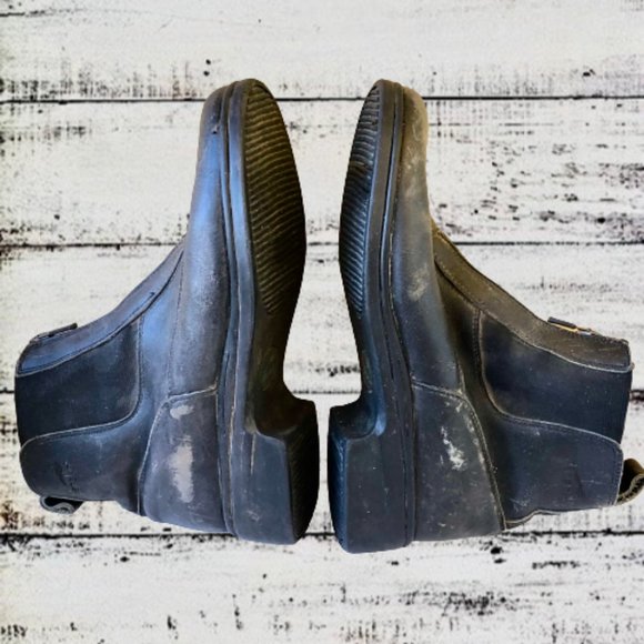 Dansko Portugal Black Paddock Ankle Boots Womens 40 9.5 * flaw broken zipper - Picture 5 of 14